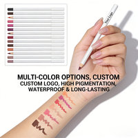 Private Label Mineralischer Natürlicher Veganer Lipliner Stift Hochpigmentiert Wasserfest Langanhaltend Individuelles Logo 26 Farben Großhandel