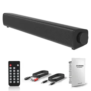 אלחוטי בס 20W BT טלוויזיה קול בר קשת AUX בית תיאטרון Soundbar רמקול מערכת עם שלט רחוק TF כרטיס BR300