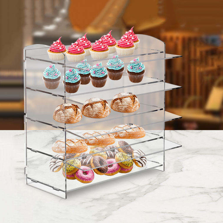 Customized Five Layer Transparent Cake and Dessert Storage Cabinet with ...