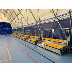 Hecho en Italia Marca CETA Custom Made Serie G2M Modular de acero galvanizado en caliente Tribuna duradera Estadio grande Gradas al aire libre - Product Image 1
