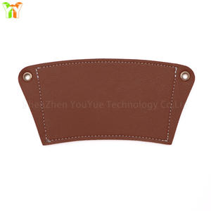 夏季简约便携杯套载体聚氨酯皮革咖啡杯套商务促销礼品 - Product Image 2