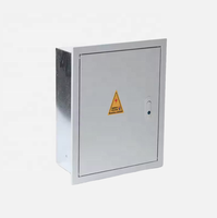 Boîtier métallique encastré sur mesure pour distribution électrique avec serrure, armoire de contrôle électrique en acier