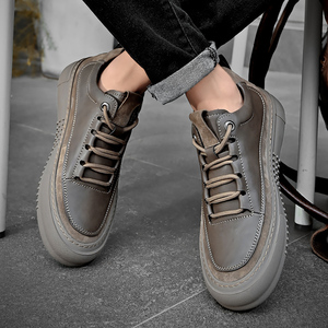 Zapatos de Hombre de Moda, Zapatillas Transpirables, Nuevos Mocasines Casuales, Zapatillas de Cuero Hechas a Mano - Product Image 3