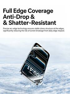 Protector de Pantalla de Vidrio Templado Antirreflectante Benks AR para iPhone Serie 17/16/15, Película de Cobertura Total con Dureza 9H - Product Image 3