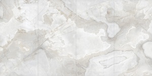 Panel <span class=keywords><strong>de</strong></span> Piedra Sinterizada Pulida Perla, Gris Claro con Vetas Perladas, Tacto Cálido, para Ventana <span class=keywords><strong>de</strong></span> Dormitorio, Asiento, Panel <span class=keywords><strong>de</strong></span> Piedra Duradero - Product Image 2