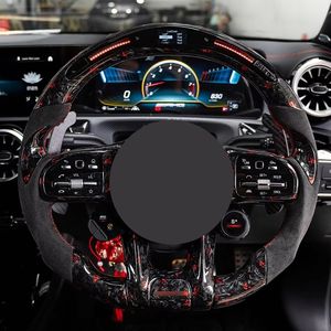 <span class=keywords><strong>Volant</strong></span> de Course à Méplat en Fibre de Carbone avec LED pour Mercedes-Benz <span class=keywords><strong>AMG</strong></span> C63 GT C43 C63 W221 S63 W205 W204 W213 <span class=keywords><strong>2020</strong></span>+ - Product Image 1