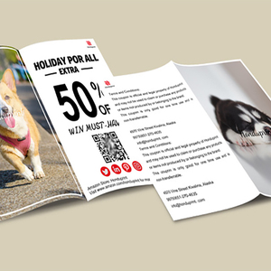 Usine en gros prix personnalisé <span class=keywords><strong>A3</strong></span> A4 A5 taille publicité promotionnelle couleur plié prospectus brochure dépliant impression - Product Image 5