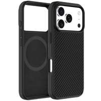 Soonleader-Coque de téléphone en TPU en fibre de carbone pour iPhone 17 Pro Max Plus 16 15, coque antichoc anti-chute