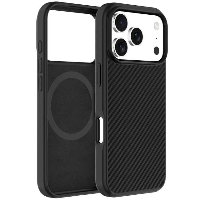 Soonleader Carbon Fiber TPU PC Phone Case for iPhone 17 Pro Max Plus 16 15 Anti Fall Phone Cases Shockproof Cover