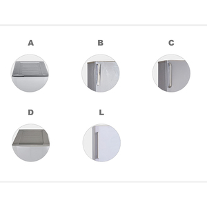 Congélateur pliant en acier inoxydable, modèle <span class=keywords><strong>Vertical</strong></span>, réfrigérateur à porte unique, résiste à l'eau - Product Image 4