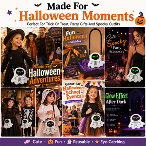 Custom Glow in the Dark Halloween Ghost Crossbody Bag 100% Silicone Candy Bag <b>Cute</b> Spooky Shoulder <b>Purse</b> Seasonal Gift - Product Image 5
