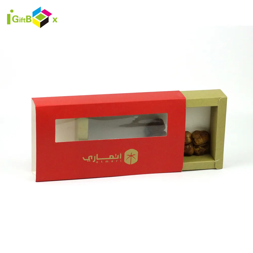 High End Cardboard Gourmet Dates Dessert With Tray Luxury Dates Packaging Boxes