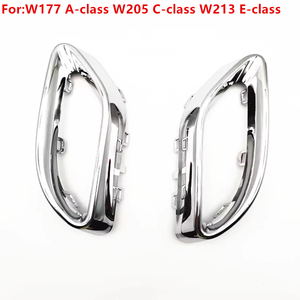 A2058852221 A2058852321 Izquierdo Derecho para <span class=keywords><strong>Mercedes</strong></span>-Benz, Cubierta de Tubo de Escape, Moldura Decorativa Cromada, W177 A200 W205 C200 W213 <span class=keywords><strong>E300</strong></span> - Product Image 2