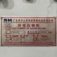 Machine de moulage sous pression à chambre froide haute efficacité Shimi 4000 KN, force de serrage 380V 22KW, épaisseur maximale du bloc de moulage 700mm, 17000kg