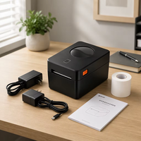 Imprimante d'étiquettes de codes-barres thermiques pour expédition avec options multi-interfaces, sans encre ni ruban, plusieurs tailles d'étiquettes
