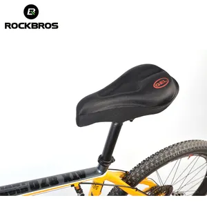 Велосипедное Сиденье ROCKBROS, мягкая черная накидка на седло для горного велосипеда, для мужчин и женщин