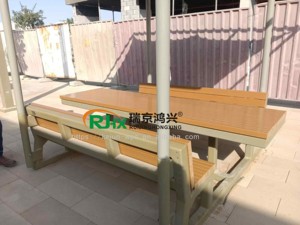 Tarima de WPC para Exteriores con Diseño Industrial, Antideslizante, con Superficie de Grano de Madera Cepillada, para Jardín y <span class=keywords><strong>Parque</strong></span> - Product Image 6