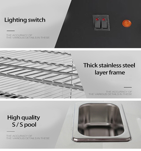 Máy Làm Ấm Thức Ăn Điện 3 Lớp Để Bàn Trưng Bày Cho Nhà Hàng Gà Rán Kiểu KFC - Product Image 5