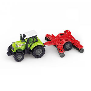 Jeu de tracteur agricole, petite voiture, jouets pour enfants, glissade avec charrue, 1/32 - Product Image 2