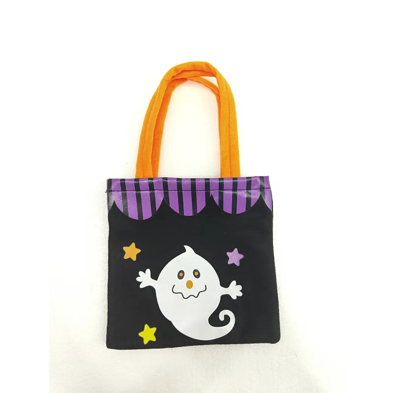 Halloween Candy Gift Felt Bag Trick Or Treat Halloween Sack Home Decoration Prop Party Supplies Kids Gift