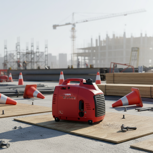 Motor EV10i de <span class=keywords><strong>1000W</strong></span>, 4 Tiempos, Ecológico, Ligero, Arranque por Retroceso, Fácil de Transportar, Tanque de Combustible de 2.1L, 5400 RPM, Multivoltaje, LuckyeDo - Product Image 1