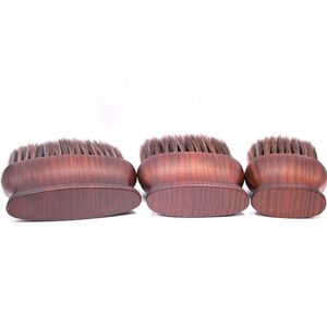 Cepillo de pelo de madera de moda para uso en salón Cepillo de limpieza de pelo de cerdas suaves para barbería - Product Image 4