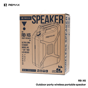 120W Outdoor Party <b>Speaker</b> 120 RGB Lights BT 6.0, 4000mAh 12H Play Oil Drum Design Carry Handle RGB Lights Enhance Your Party Wi - Product Image 3