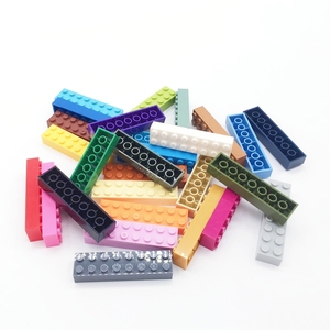 Bloques de Construcción Educativos Compatibles con BLOCKMOC 3007, Ladrillo 2x8, Clásicos, para Mayores de 6 Años, de Plástico, para Bricolaje, Certificados por ASTM - Product Image 3