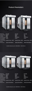 Vente Flash 	 <span class=keywords><strong>Four</strong></span> à pain rotatif commercial électrique/diesel à haute efficacité thermique et faible bruit pour boulangerie - Product Image 3