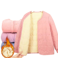 Uniforme scolaire rembourré d'hiver à trois couches doublure intérieure Jacke Wonder veste haut chaud vêtements pour femmes Wornfashion