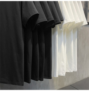 Custom Unisex 100% Premium Cotton Tshirt Customize DTG Graphic Printing Logo Men's O-neck T-shirt - Product Image 4