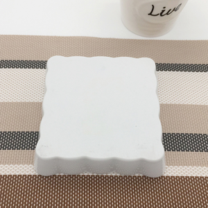 Plat à four en céramique blanche écologique de style nordique, carré et créatif, pour le <span class=keywords><strong>fromage</strong></span>, le gâteau de riz <span class=keywords><strong>au</strong></span> four, le pain, la tarte aux pommes, utilisation à l'hôtel et à la maison - Product Image 5