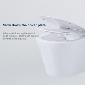 Gros salle de bains <span class=keywords><strong>en</strong></span> céramique sans monture lavage à grande eau murales cuvette des toilettes - Product Image 6