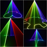 Lumière d'effet de scène laser RGB pleine couleur haute puissance 5W 8W, contrôle du son pour club, bar, KTV, location d'événements, spectacle de danse
