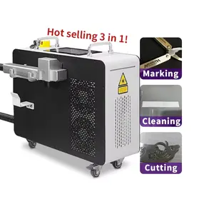 Laser cleaning portable air-cooled ZIXU 100W 200W 300W pulse cleaning mark cutting compact wood cleaning JPT industrial laser