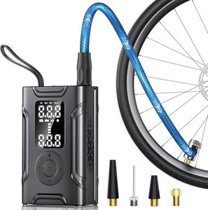 Compresseur d'air portable sans fil en ABS pour gonflage de pneus de voiture, vélo et autres véhicules – Outil de gonflage pour cycles et véhicules - Product Image 2