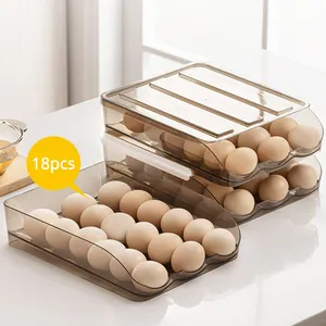 Stoccaggio di plastica a buon mercato all'ingrosso dell'uovo del frigorifero della cucina
