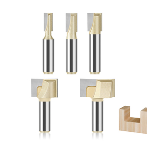 Alta calidad 6mm 12mm vástago YG6 carburo carpintería limpieza inferior enrutador brocas carpintería madera fresado herramientas - Product Image 1