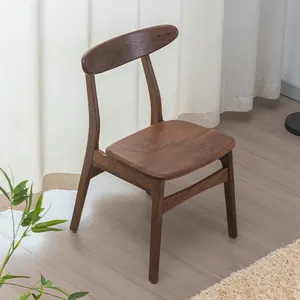 Новый специальный дизайн, фабричная оптовая цена, высокое качество, североамериканский черный орех, изысканный деревянный стул для отдыха в кафе