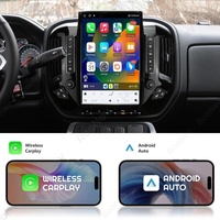 Pour GMC Chevrolet Silverado 2012-2023, système de navigation GPS intégré, grand écran, Android Auto, modification de 1 an, commande centrale