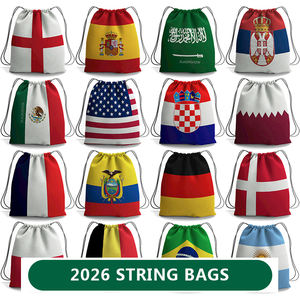 แฟนฟุตบอลโลกปี 2026 ของที่ระลึก 48 ทีม พร้อมอุปกรณ์เสริม ถ้วย หมวก เสื้อแข่ง ธง ผ้าไนลอน พิมพ์ลายดิจิตอลแบบพกพา - Product Image 5