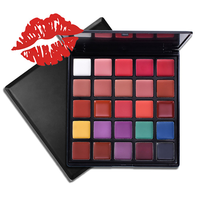 Palette de rouge à lèvres de maquillage mat crémeux 15 couleurs hydratantes faciles à colorer palette de rouge à lèvres de maquillage mat crémeux