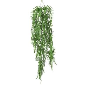 Lot de 50 plantes artificielles de fougère, feuilles de fougère persane à suspendre, accessoires de décoration murale intérieure pour mariage et bar, vert - Product Image 5