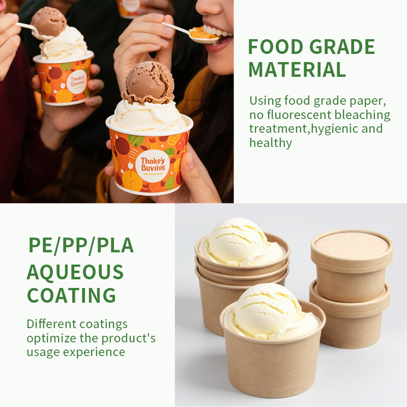 ice cream packaging container logo