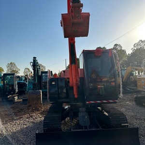 Mini-excavatrice hydraulique sur chenilles d'occasion Hitachi ZX70 ZX75 ZX120 ZX200, idéale pour la construction, modèle Hitachi ZX70-5A - Product Image 3