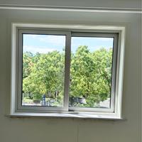 Fenêtre coulissante de sécurité moderne de haute qualité, double vitrage, isolation thermique et insonorisation, fenêtre en vinyle pour résidentiel et bureaux