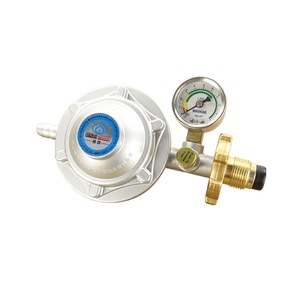 วาล์วลดแรงดันแก๊ส LPG ยี่ห้อ Minghong พร้อมเกจวัดแรงดัน หัวเตาทองแดง สำหรับเตาในครัว - Product Image 1