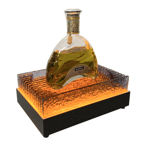 Type Light Acrylic Wine Display Stand With Led Lighting For <b>Bar</b> Decor Modern Style - Product Image 5