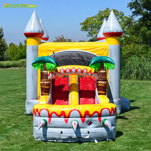 Parque Inflable <span class=keywords><strong>Mega</strong></span> Parque Temático Combinado, Castillo Inflable, Tobogán, Casa de Brinco Inflable - Product Image 2