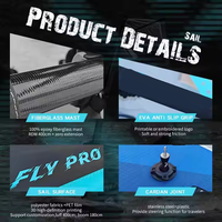 Ensemble de planche à voile gonflable en PVC avec accessoires de sac à voile pour le surf